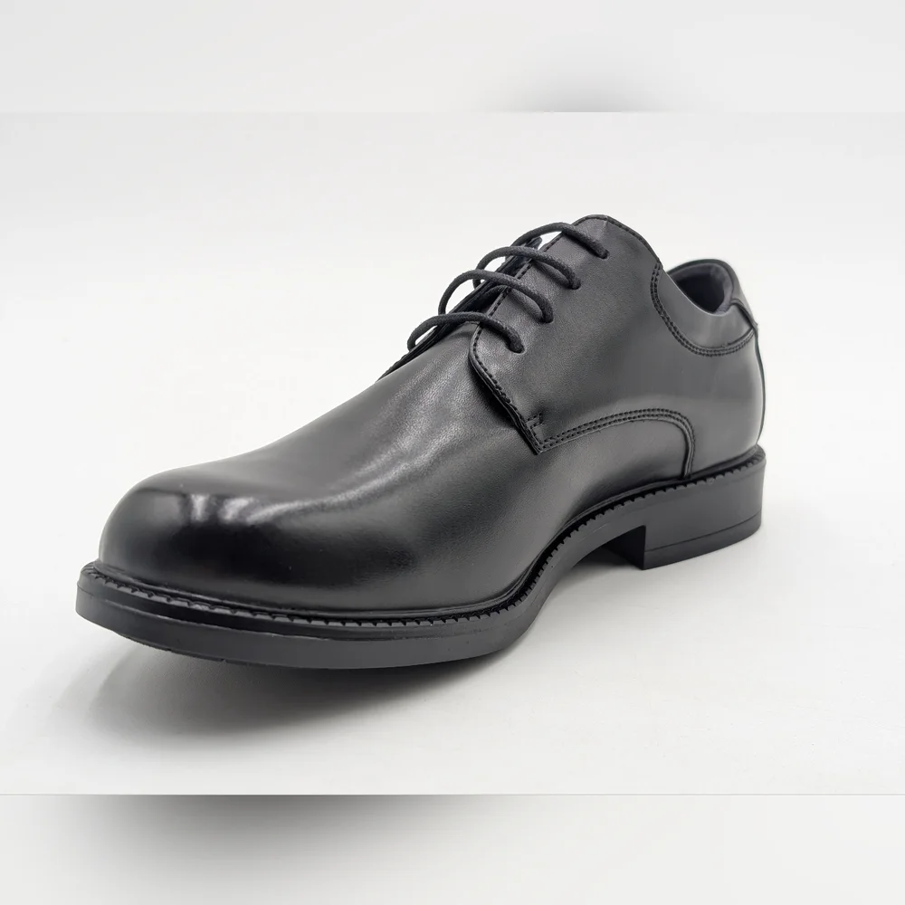 NWT Bruno Marc Oxford Classic Black Men Dress Shoes Sz US 8.5 | EU 41.5 Lace-Up